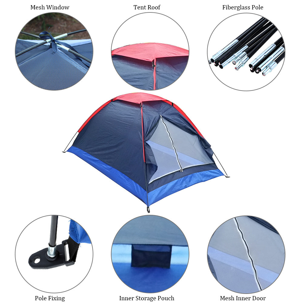 Outdoor Double Single-Layer Couple Camping Tent