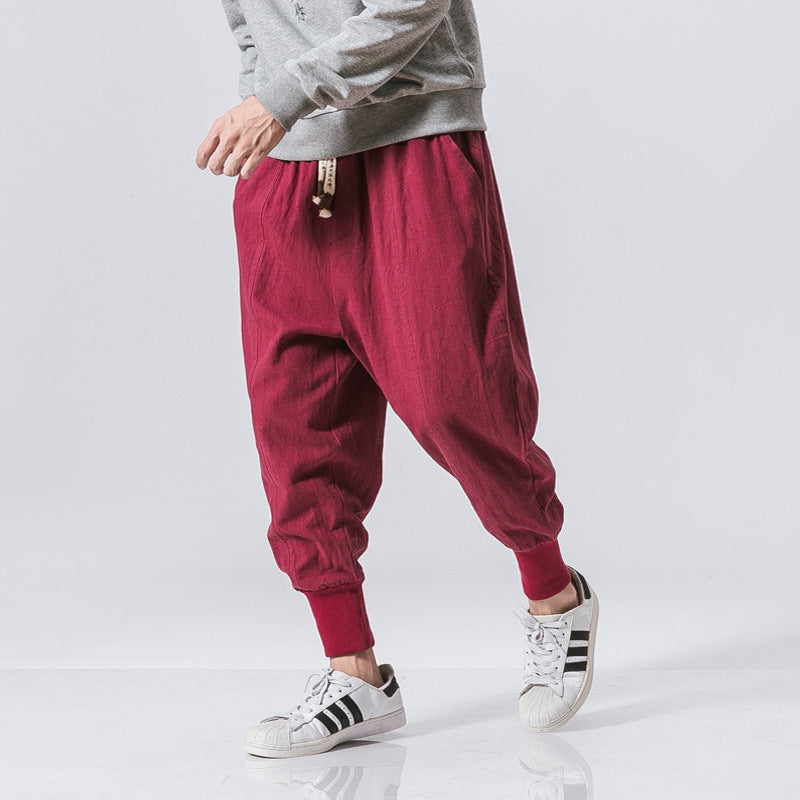 Harem Pants Men Streetwear Casual Joggers