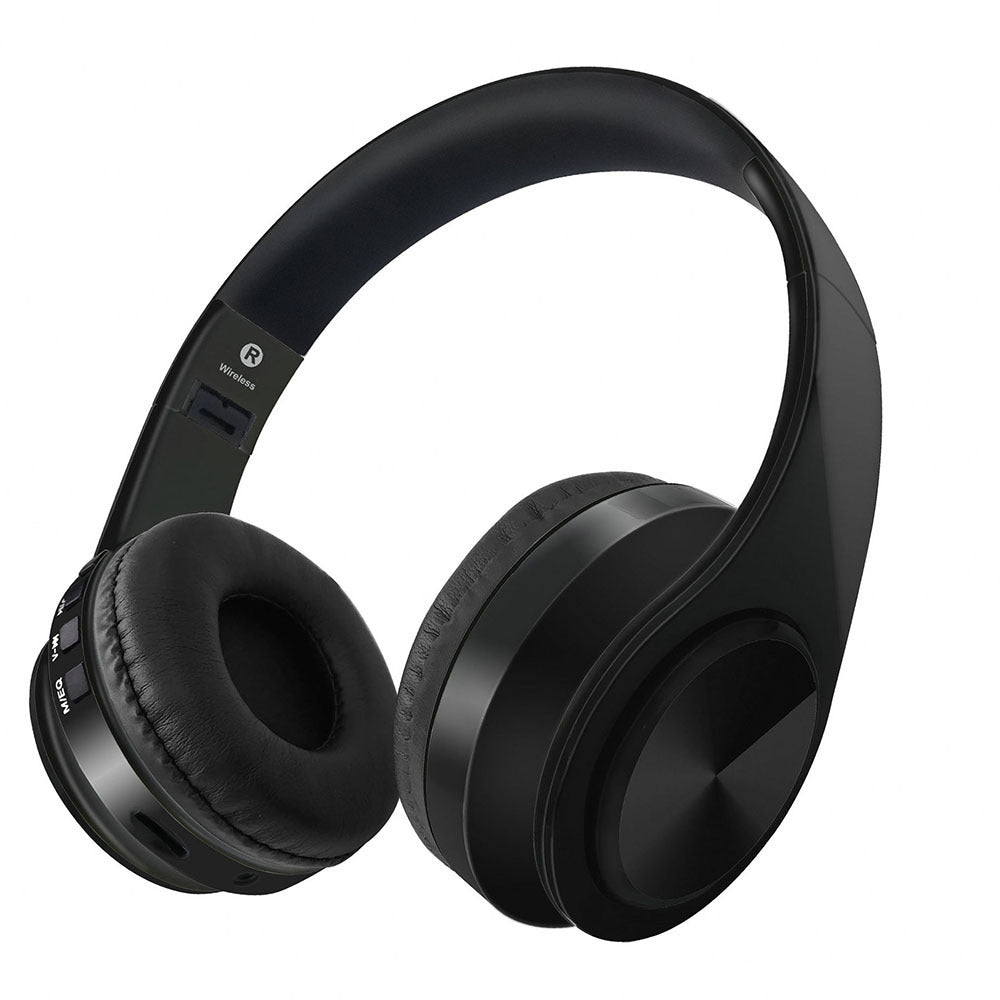 Fones de ouvido sem fio hifi, bluetooth, estéreo, música, fm, cartão sd, esporte, fone de ouvido com microfone para pc