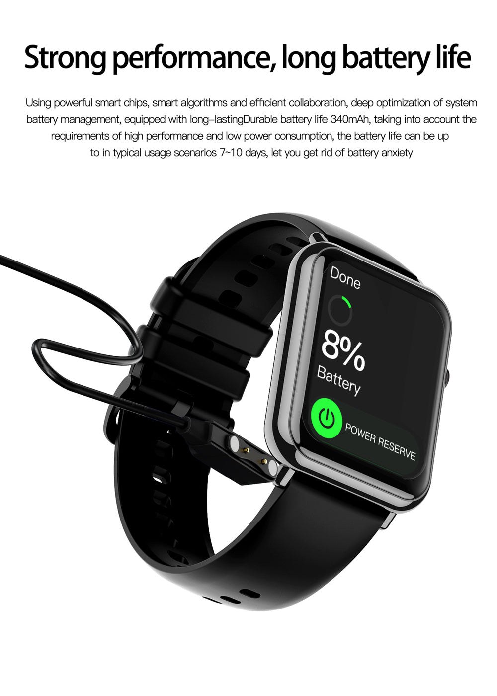 U-Smart waterproof watch