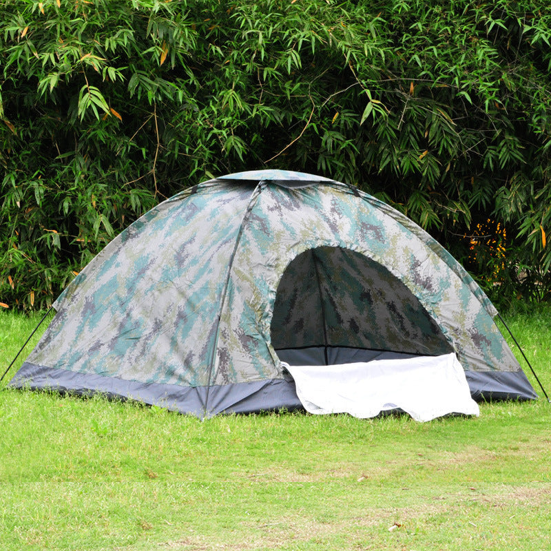 Tente de camping en plein air à double camouflage