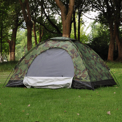 Tente de camping en plein air à double camouflage