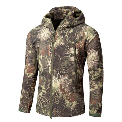 Soft Shell Jacket Plus Size Windproof And Warm Outdoor Mountaineering